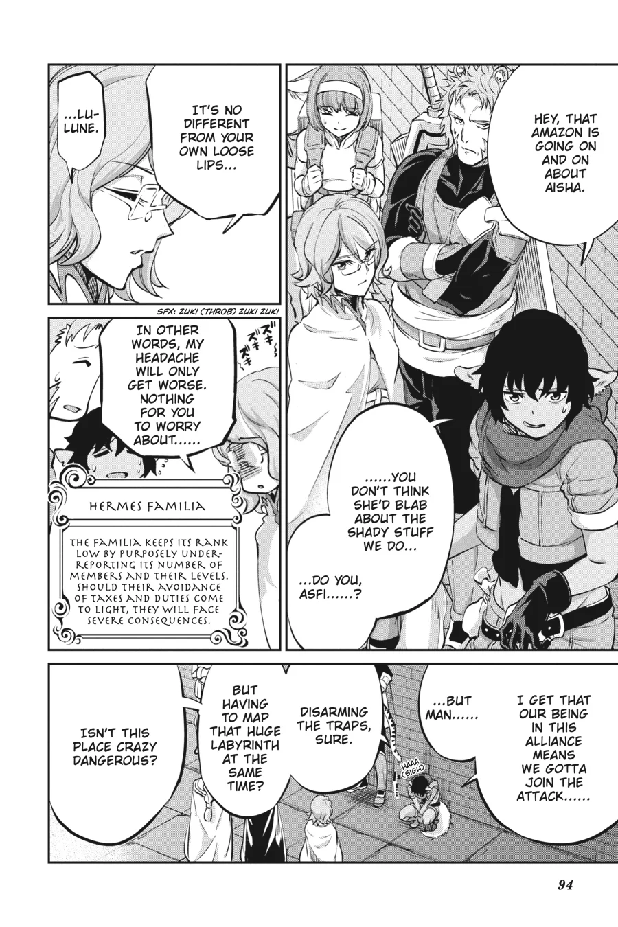 Is It Wrong to Try to Pick Up Girls in a Dungeon? On the Side: Sword Oratoria (Official) - Chapter 100 - Page 36
