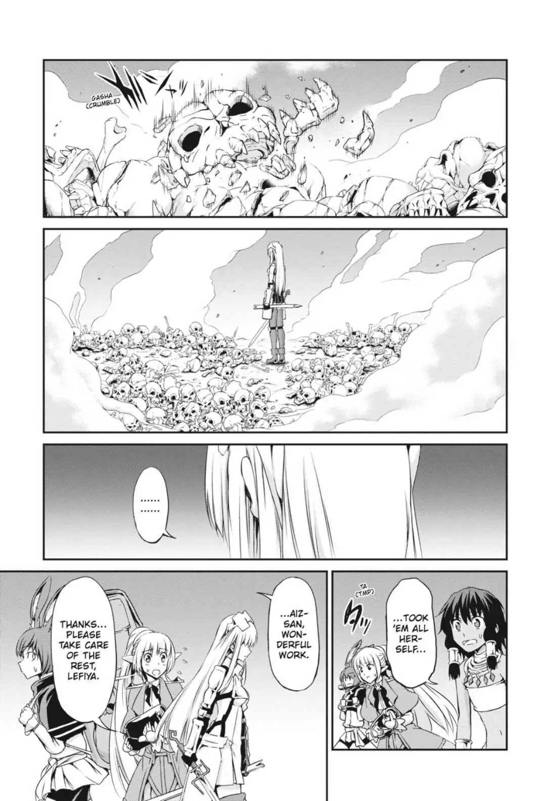 Is It Wrong to Try to Pick Up Girls in a Dungeon? On the Side: Sword Oratoria (Official) - Chapter 14 - Page 44