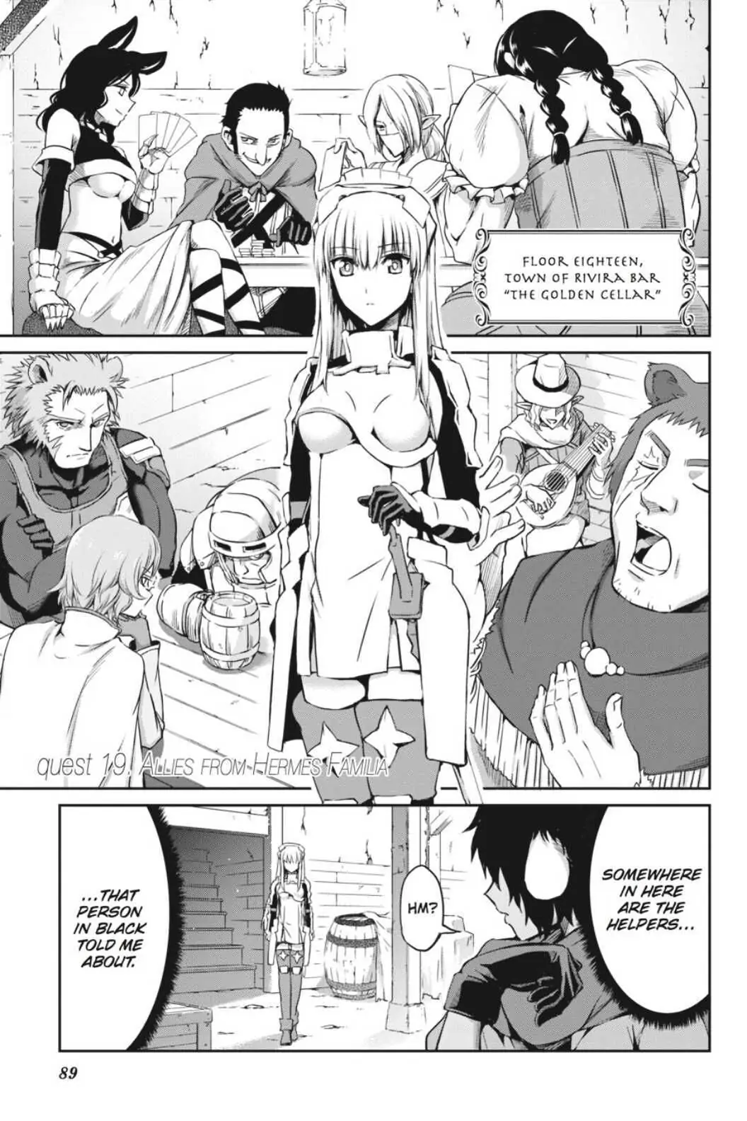 Is It Wrong to Try to Pick Up Girls in a Dungeon? On the Side: Sword Oratoria (Official) - Chapter 19 - Page 1