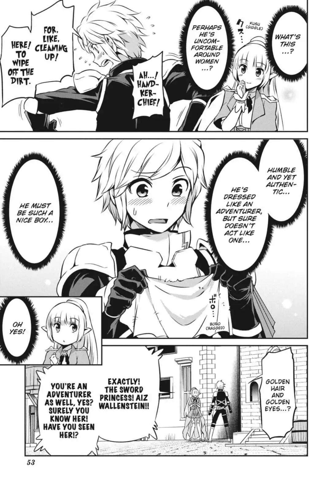 Is It Wrong to Try to Pick Up Girls in a Dungeon? On the Side: Sword Oratoria (Official) - Chapter 30 - Page 3
