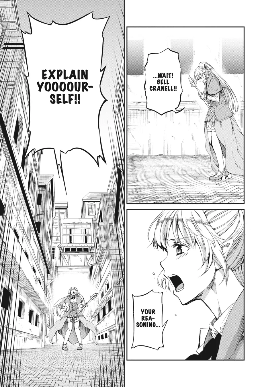 Is It Wrong to Try to Pick Up Girls in a Dungeon? On the Side: Sword Oratoria (Official) - Chapter 81 - Page 46