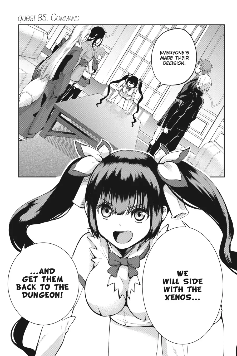 Is It Wrong to Try to Pick Up Girls in a Dungeon? On the Side: Sword Oratoria (Official) - Chapter 85 - Page 1
