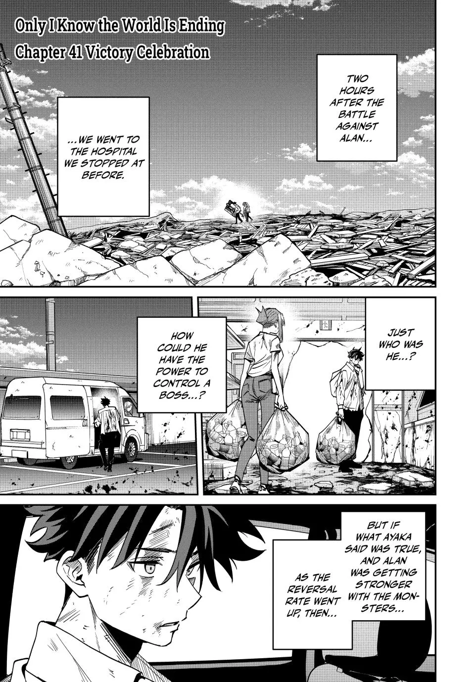 Only I Know the World Is Ending and Getting Killed by Rampaging Beasts Only Makes Me Stronger [Official] - Chapter 41 - Page 1