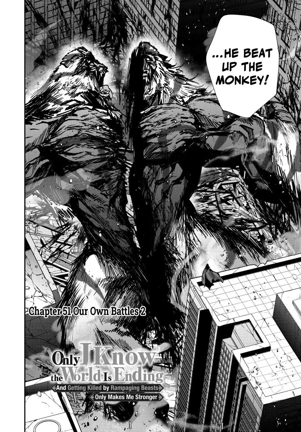 Only I Know the World Is Ending and Getting Killed by Rampaging Beasts Only Makes Me Stronger [Official] - Chapter 51 - Page 2