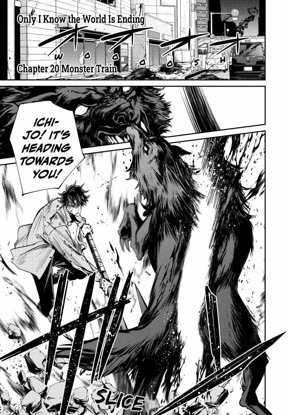 Only I Know the World Is Ending and Getting Killed by Rampaging Beasts Only Makes Me Stronger - Chapter 20 - Page 1