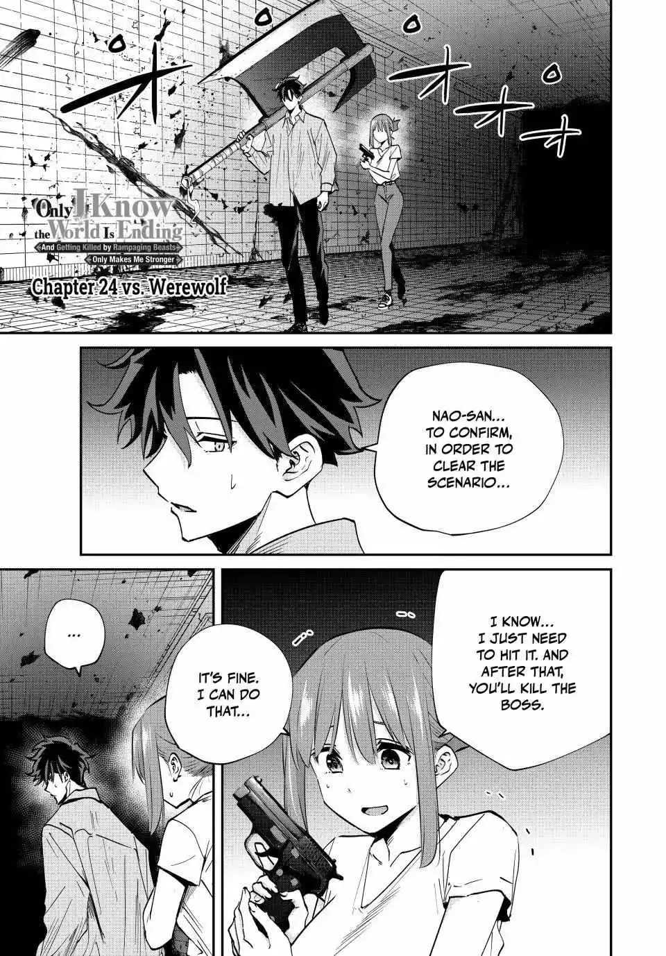 Only I Know the World Is Ending and Getting Killed by Rampaging Beasts Only Makes Me Stronger - Chapter 24 - Page 2