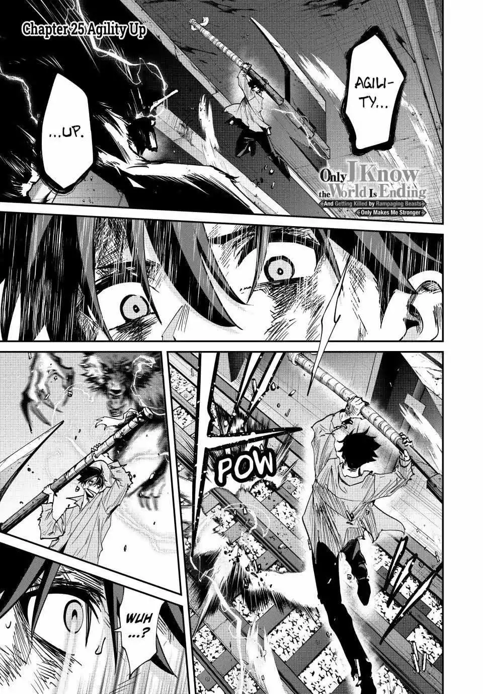 Only I Know the World Is Ending and Getting Killed by Rampaging Beasts Only Makes Me Stronger - Chapter 25 - Page 2