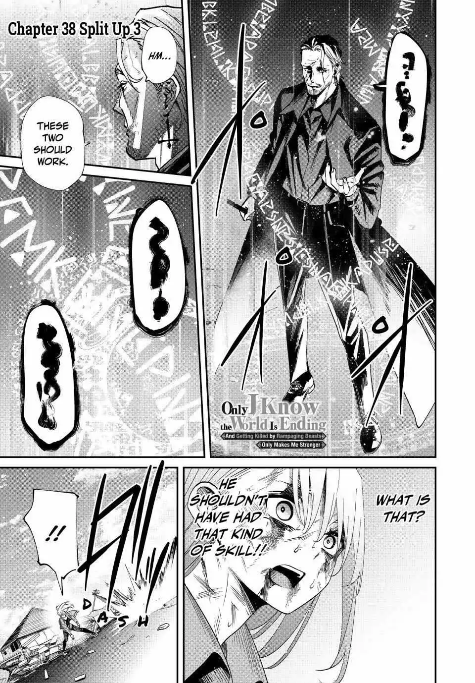 Only I Know the World Is Ending and Getting Killed by Rampaging Beasts Only Makes Me Stronger - Chapter 38 - Page 1
