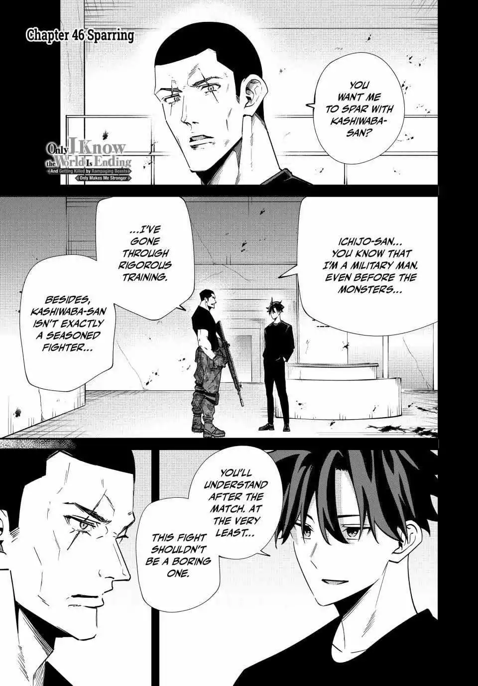 Only I Know the World Is Ending and Getting Killed by Rampaging Beasts Only Makes Me Stronger - Chapter 46 - Page 1
