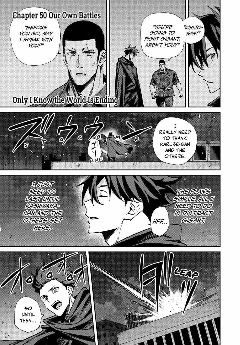 Only I Know the World Is Ending and Getting Killed by Rampaging Beasts Only Makes Me Stronger - Chapter 50 - Page 1