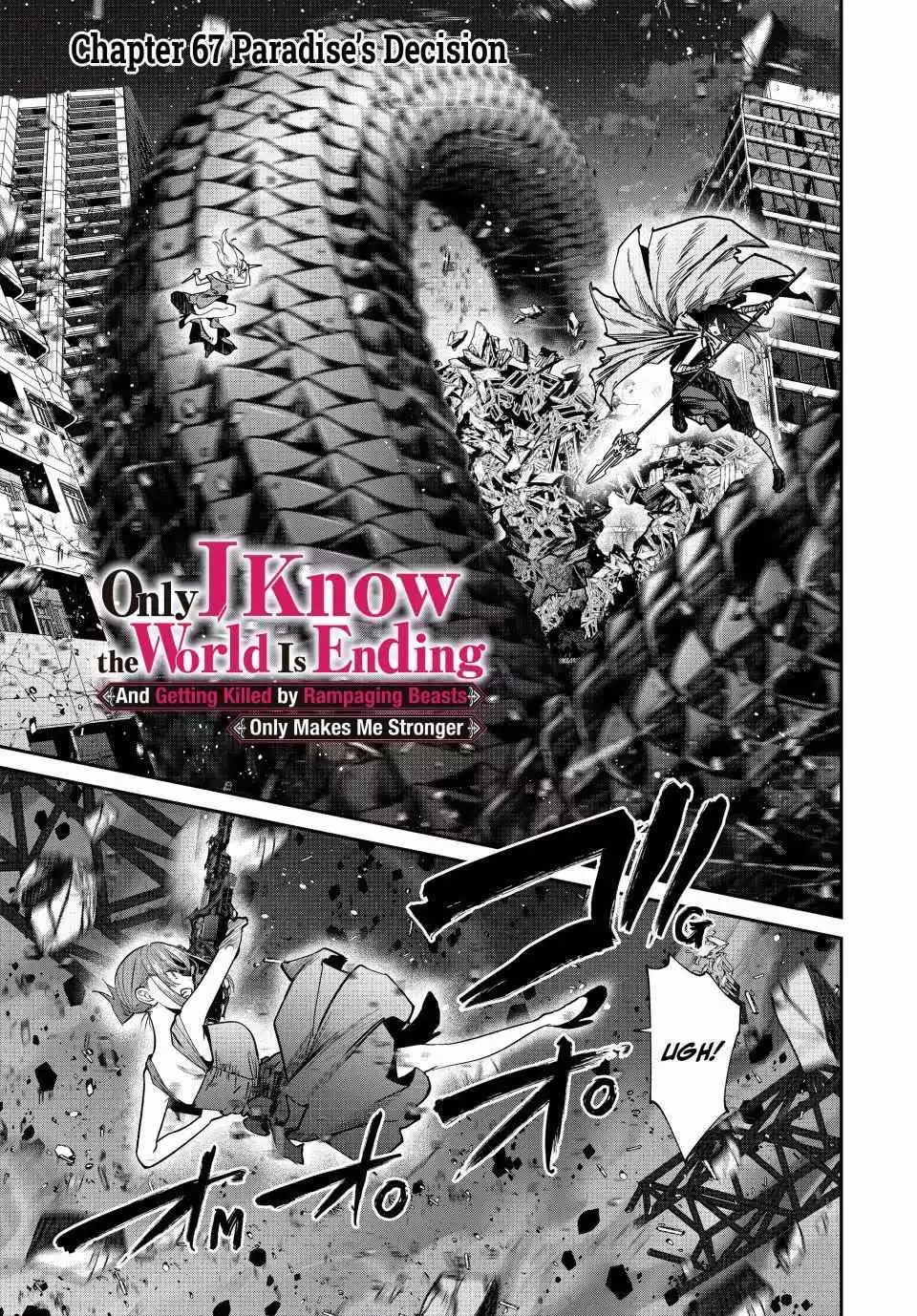 Only I Know the World Is Ending and Getting Killed by Rampaging Beasts Only Makes Me Stronger - Chapter 67 - Page 2