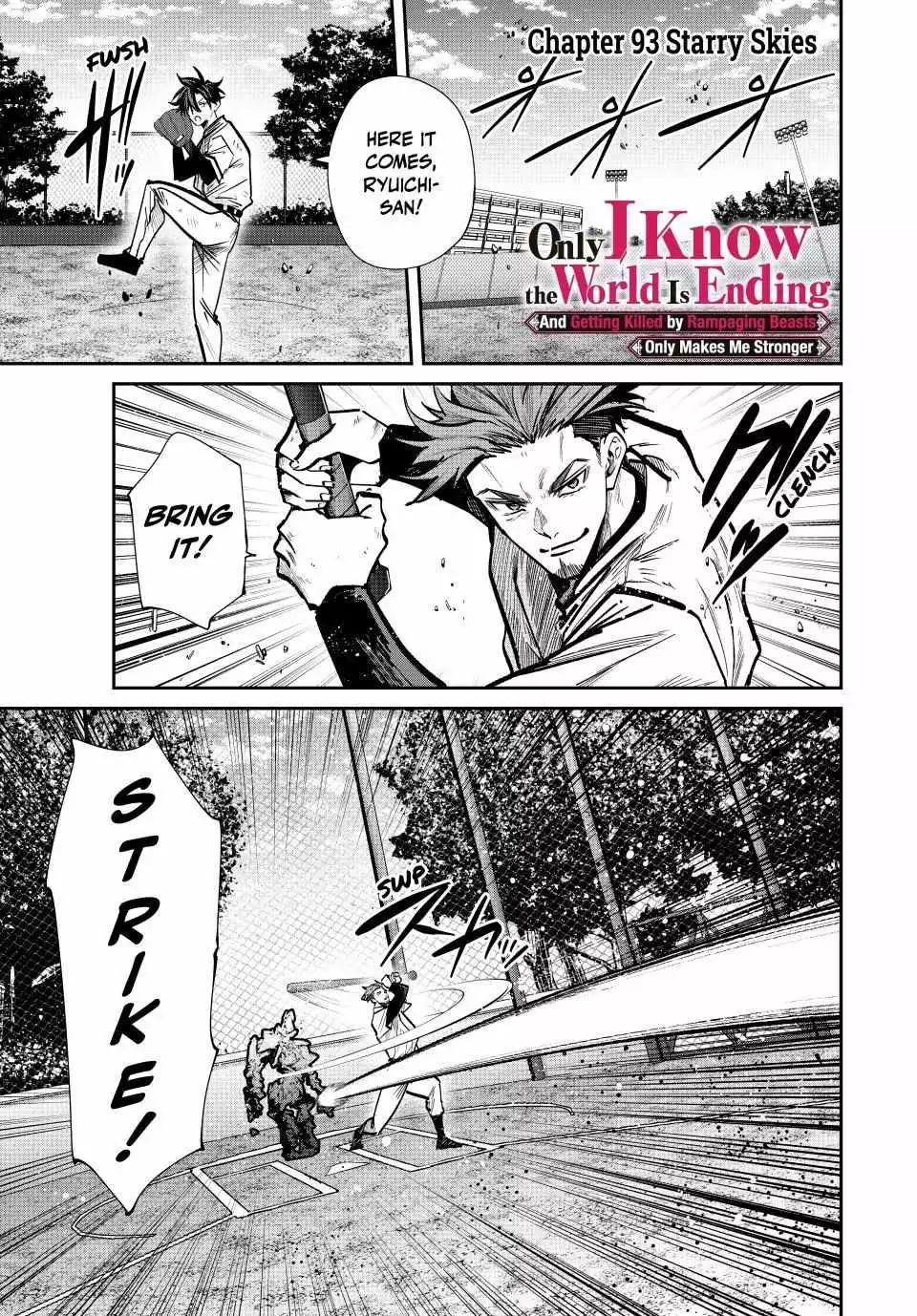 Only I Know the World Is Ending and Getting Killed by Rampaging Beasts Only Makes Me Stronger - Chapter 93 - Page 1