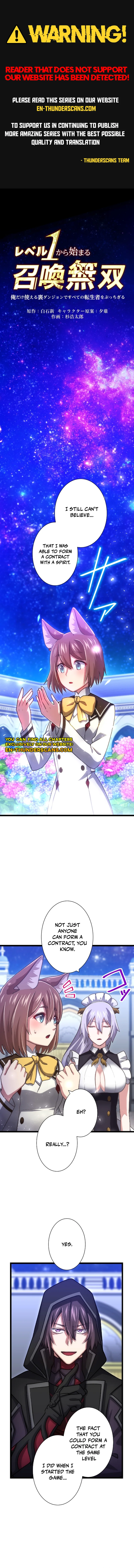 Starting from Level 1: I’ll Defeat All Reincarnated Monsters in My Secret Dungeon - Chapter 17 - Page 1