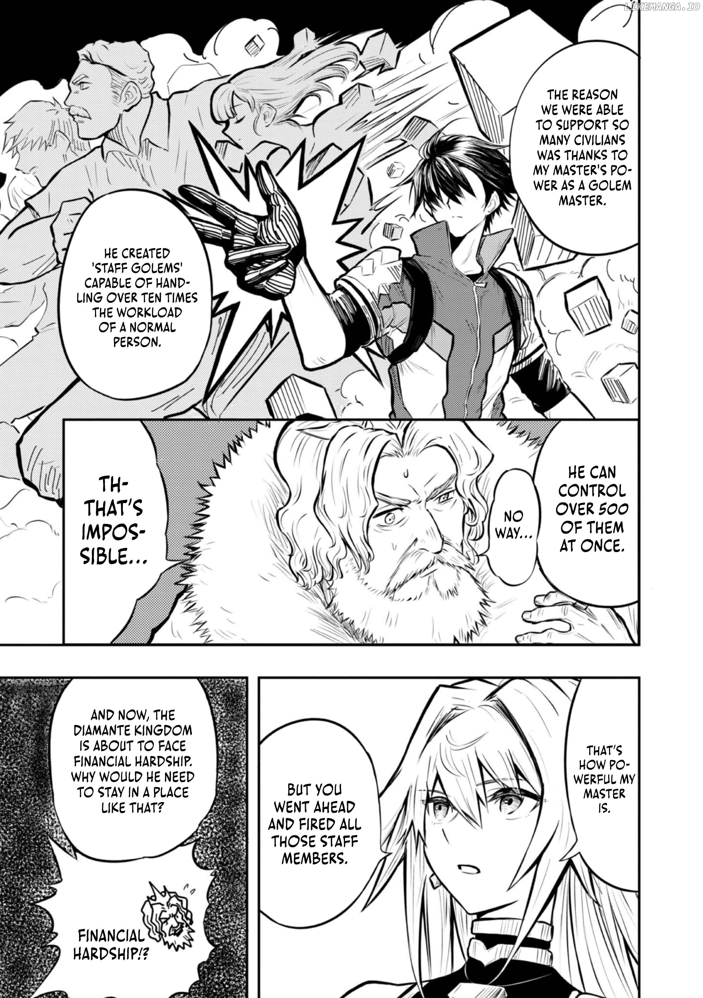 The Capital’s One-Man Army Golem Master—Unexpectedly Banished!? ~Now That I’m Free, I’ll Create the Ultimate Golem Together With My Beautiful Hero Disciples. I Don’t Care Even if They Beg Me to Come Back~ - Chapter 2 - Page 10