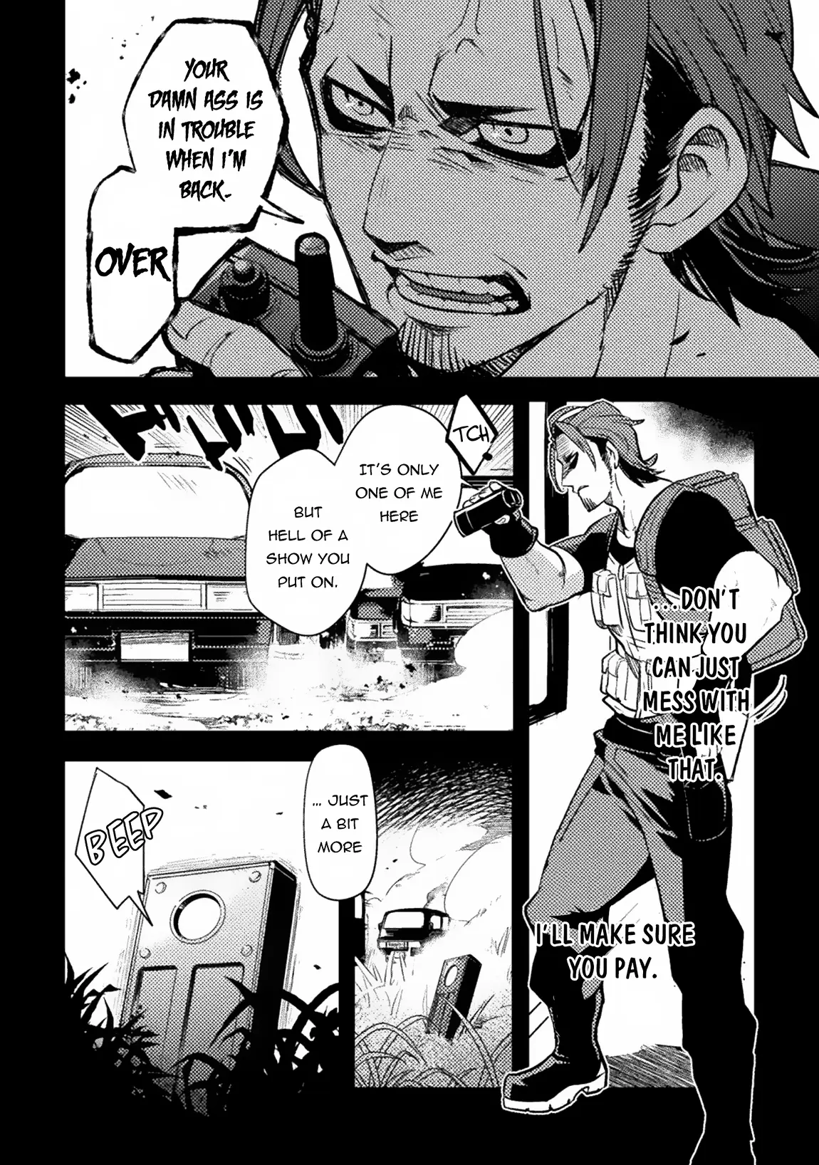 The Mercenary Bomber Explodes All Cheaters - Chapter 1 - Page 7