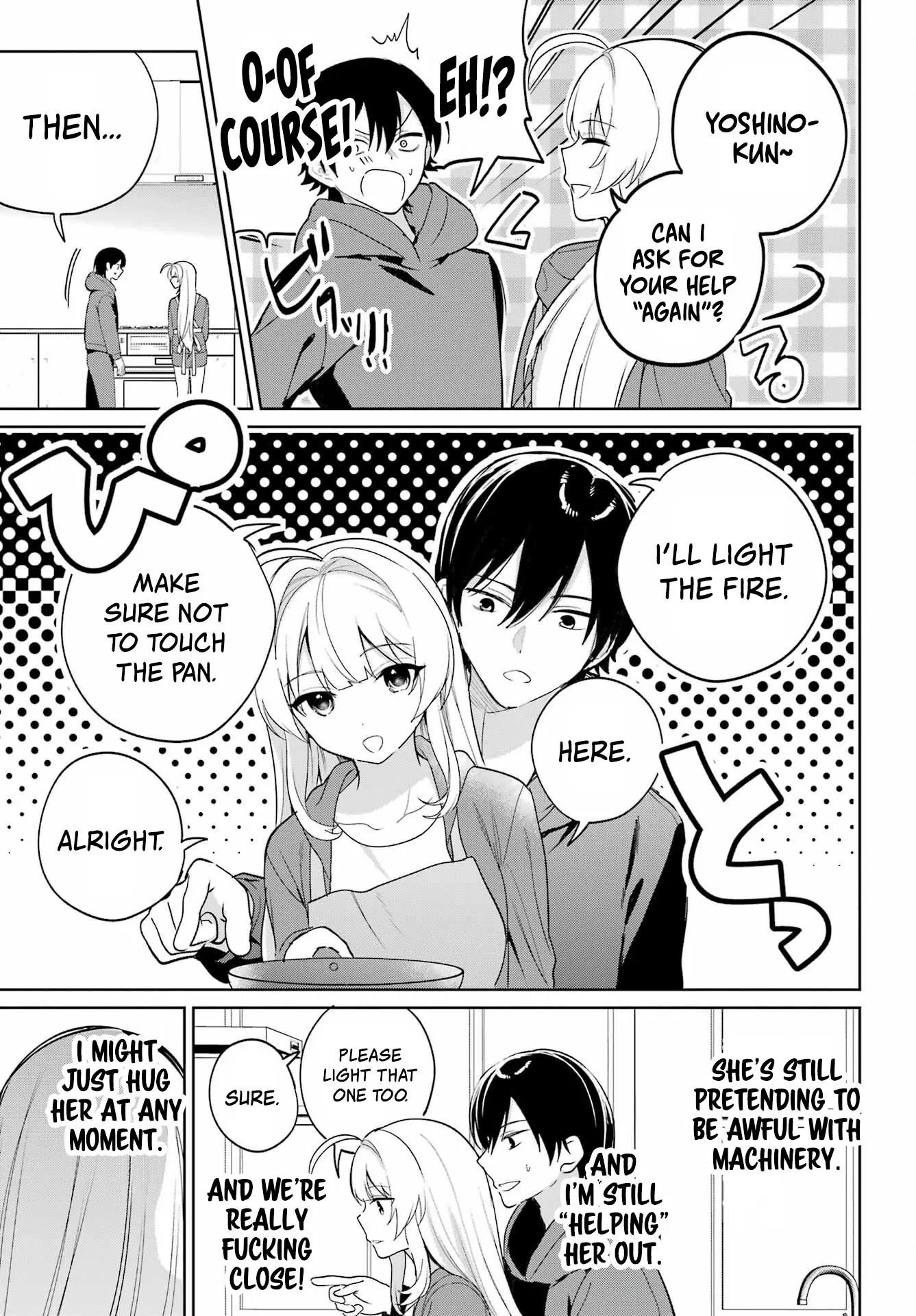 When I got to remote class, I had to move in with the most beautiful girl in my class - Chapter 13 - Page 11