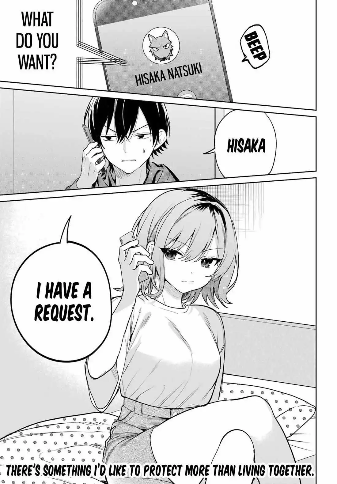 When I got to remote class, I had to move in with the most beautiful girl in my class - Chapter 9 - Page 36